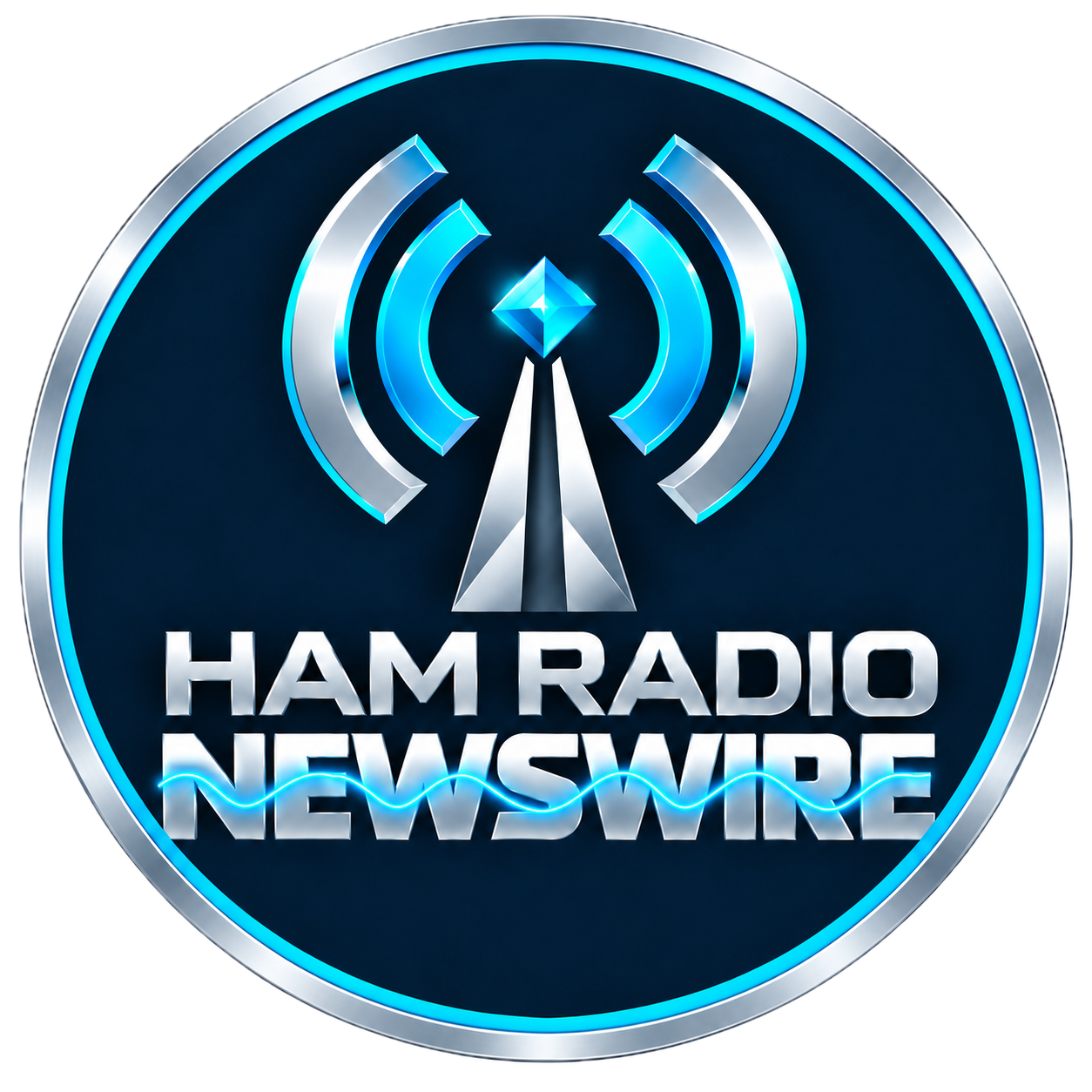 Ham Radio Newswire communications emblem